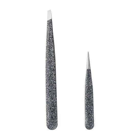 Japonesque Slant & Point Tweezers Evening Shimmer