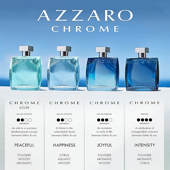 Azzaro Chrome Azure Eau De Toilette Cologne, Color: 3 3 Oz - JCPenney
