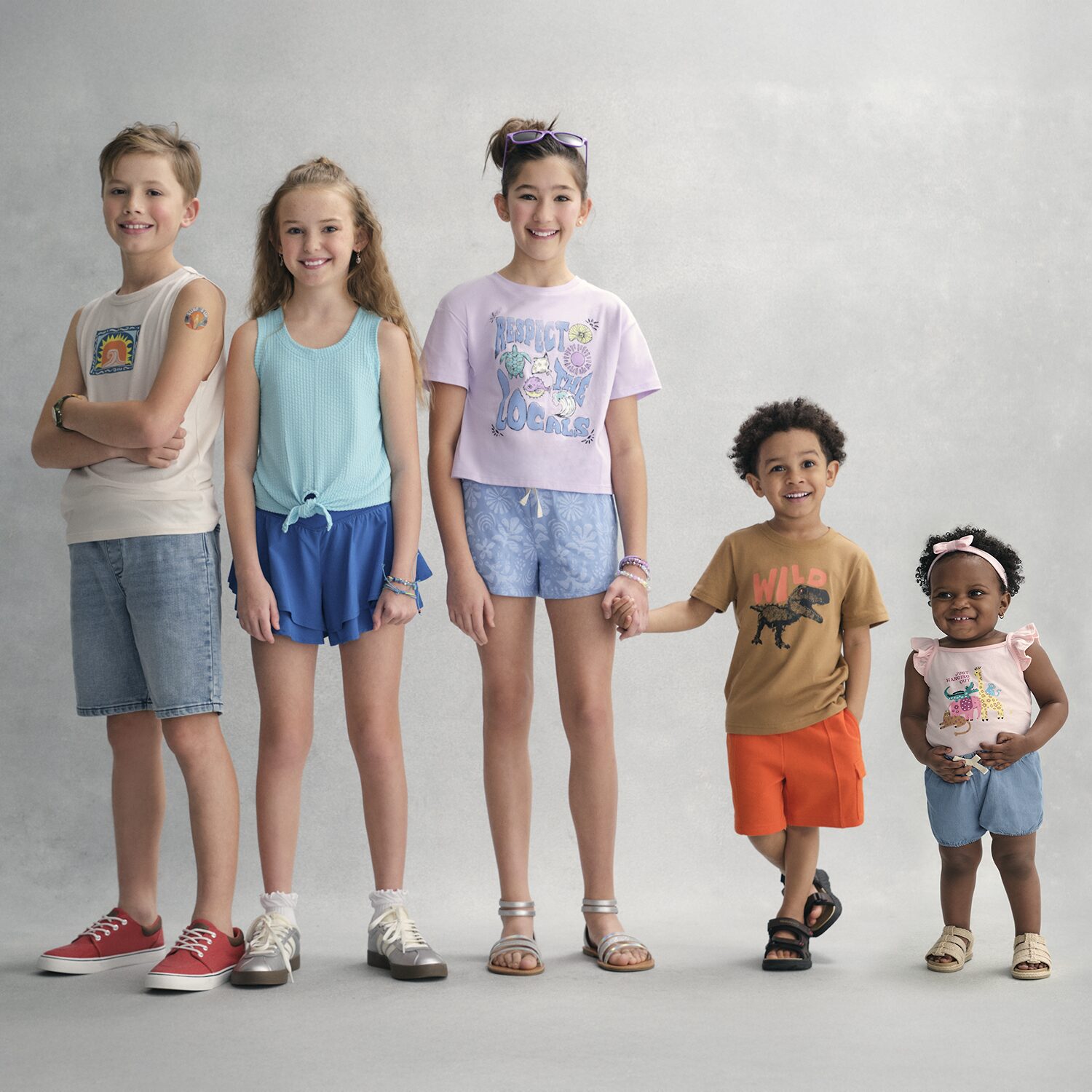 Xersion Little & Big Kid Girls Round Neck Sleeveless Active Tank Top