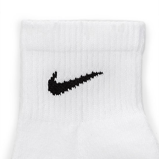 Nike Everyday Plus Cushioned Unisex Adult Breathable Multi-Pack 6 Pair Quarter Ankle Socks