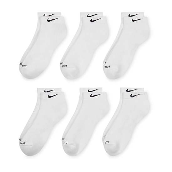 Nike Everyday Plus Cushioned Unisex Adult Breathable Multi-Pack 6 Pair Low Cut Socks