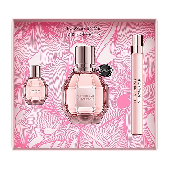 Viktor & Rolf Flowerbomb Eau De Parfum 3-Pc Gift Set ($214 Value
