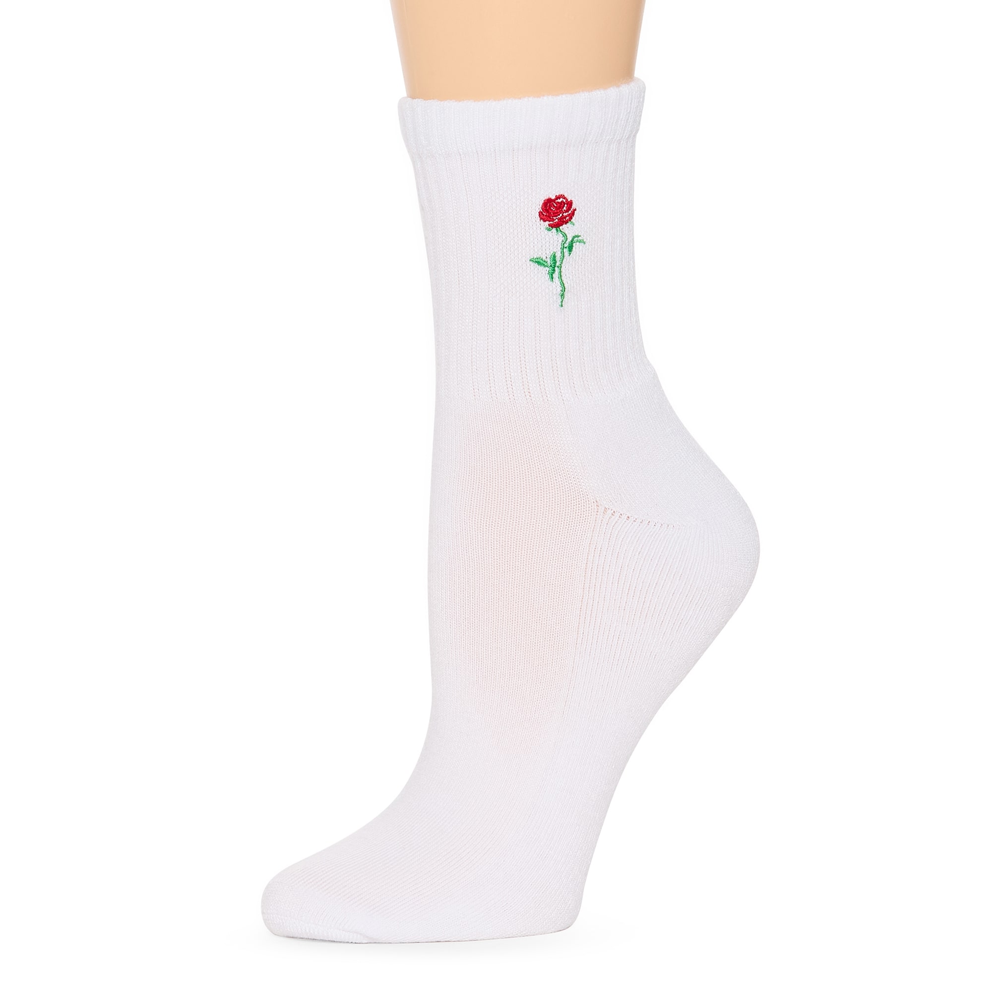 Arizona Embroidered Mens 1 Pair Crew Socks