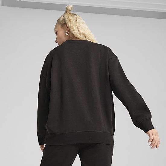 PUMA Womens Crew Neck Long Sleeve Sweatshirt