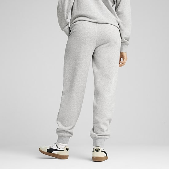 Puma Womens Mid Rise Cuffed Jogger Sweatpants
