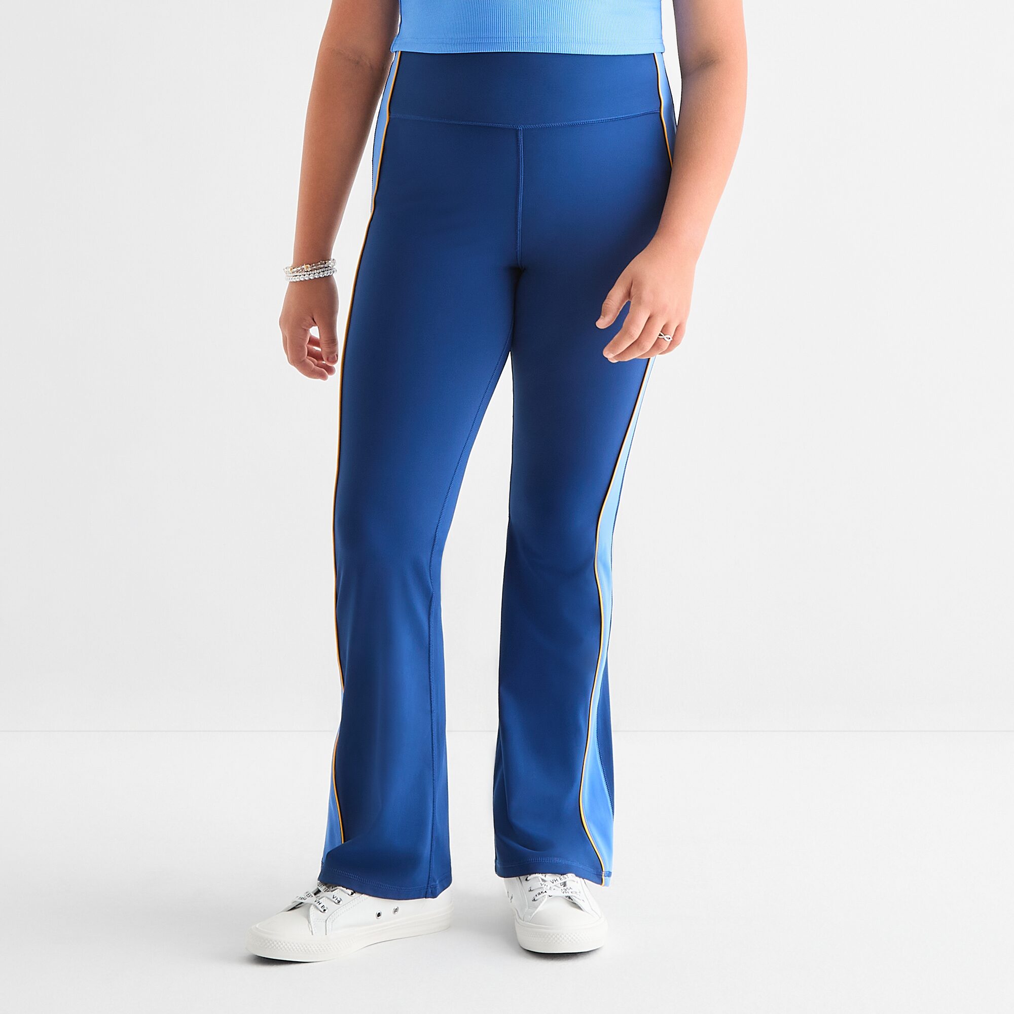 Xersion Little & Big Kid Girls Quick Dry High Rise Flare Regular Fit Pull-On Pant