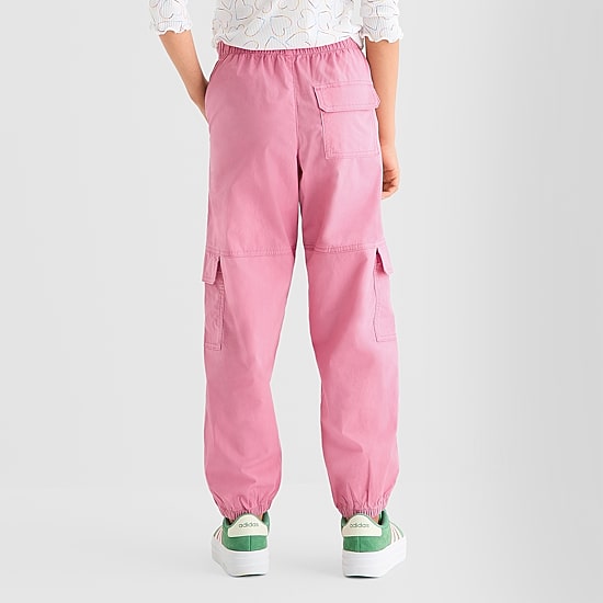 Thereabouts Cargo Little & Big Kid Girls Cuffed Relaxed Fit Jogger Pant