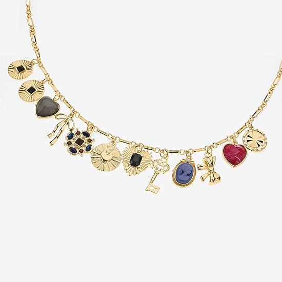 Bijoux Bar Womens 16 Inch Chain Necklace
