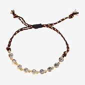 Bijoux Bar Womens Glass Strand Bracelet