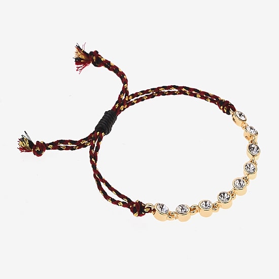 Bijoux Bar Womens Glass Strand Bracelet