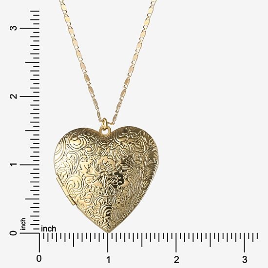 JS Jessica Simpson Womens 18 Inch Locket Necklace