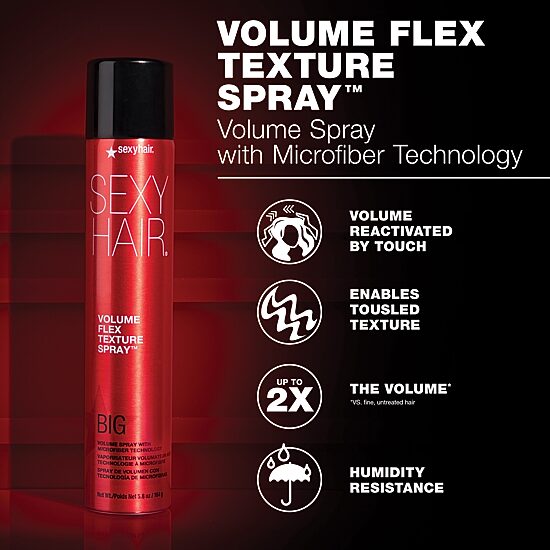 Sexy Hair Volume Flexible Texture Hair Spray 5.8 oz.