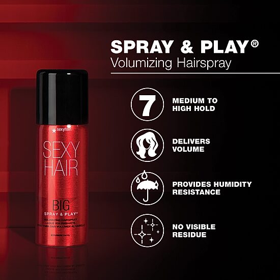 Sexy Hair Spray & Play Volumizing Hair Spray 1.5 oz.