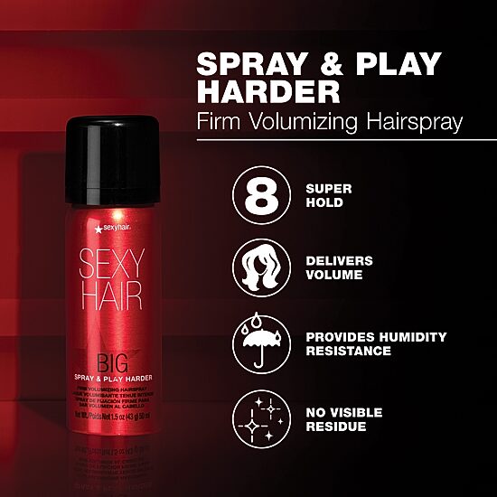 Sexy Hair Spray And Play Harder Hair Spray 1.5 oz.