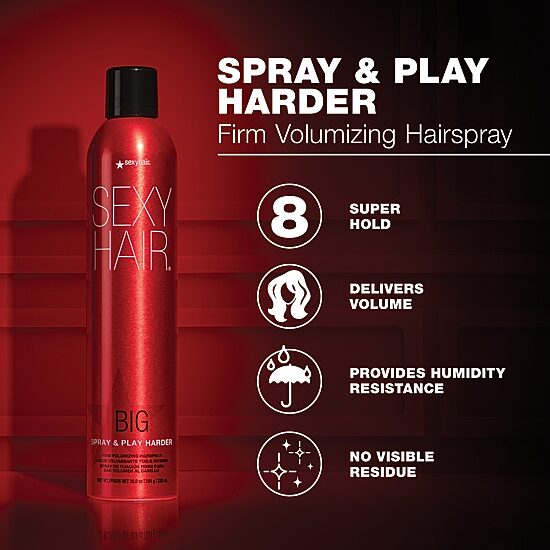 Sexy Hair Big Spray & Play Harder Hair Spray 10 oz.