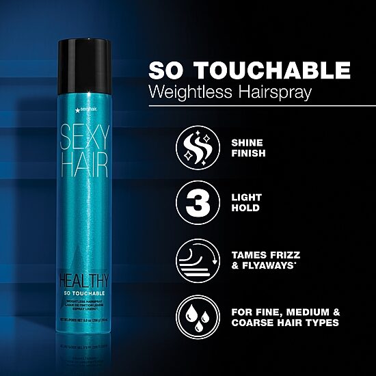 Sexy Hair Healthy So Touchable Hair Spray 9 oz.