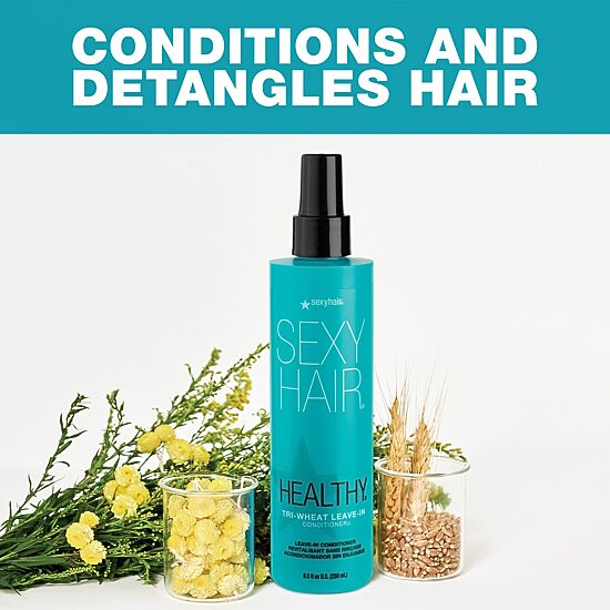 Sexy Hair Healthy Tri-Wheat Leave In Conditioner 8.5 oz.