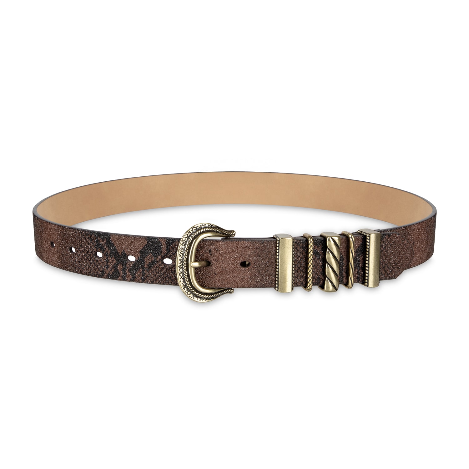 JS Jessica Simpson 1" Stone Womens Belt