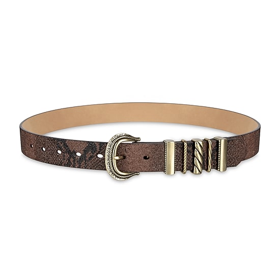 JS Jessica Simpson 1" Stone Womens Belt