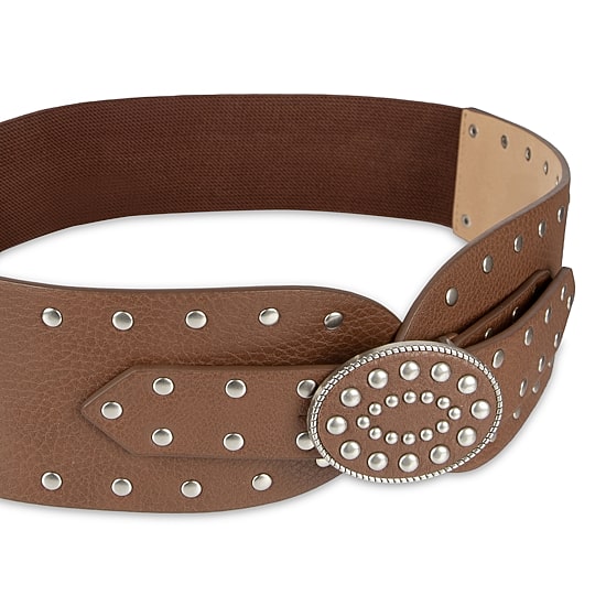 JS Jessica Simpson 3" Studded Waist Belt 1 Pair Womens Belt