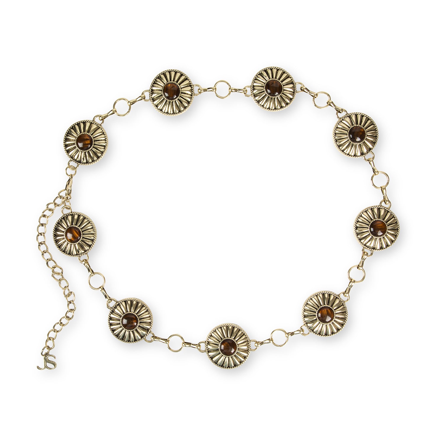 JS Jessica Simpson Stone Floral Womens Belt