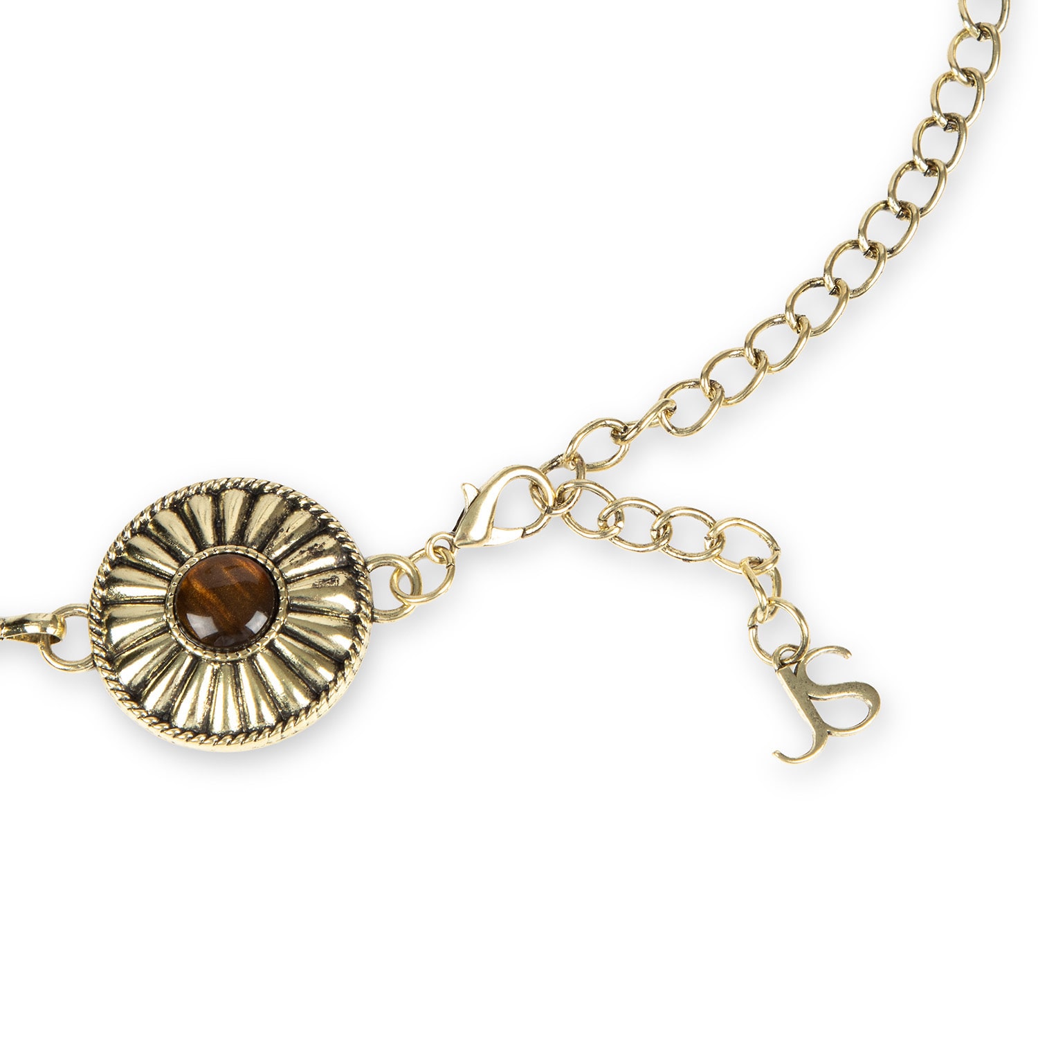 JS Jessica Simpson Stone Floral Womens Belt