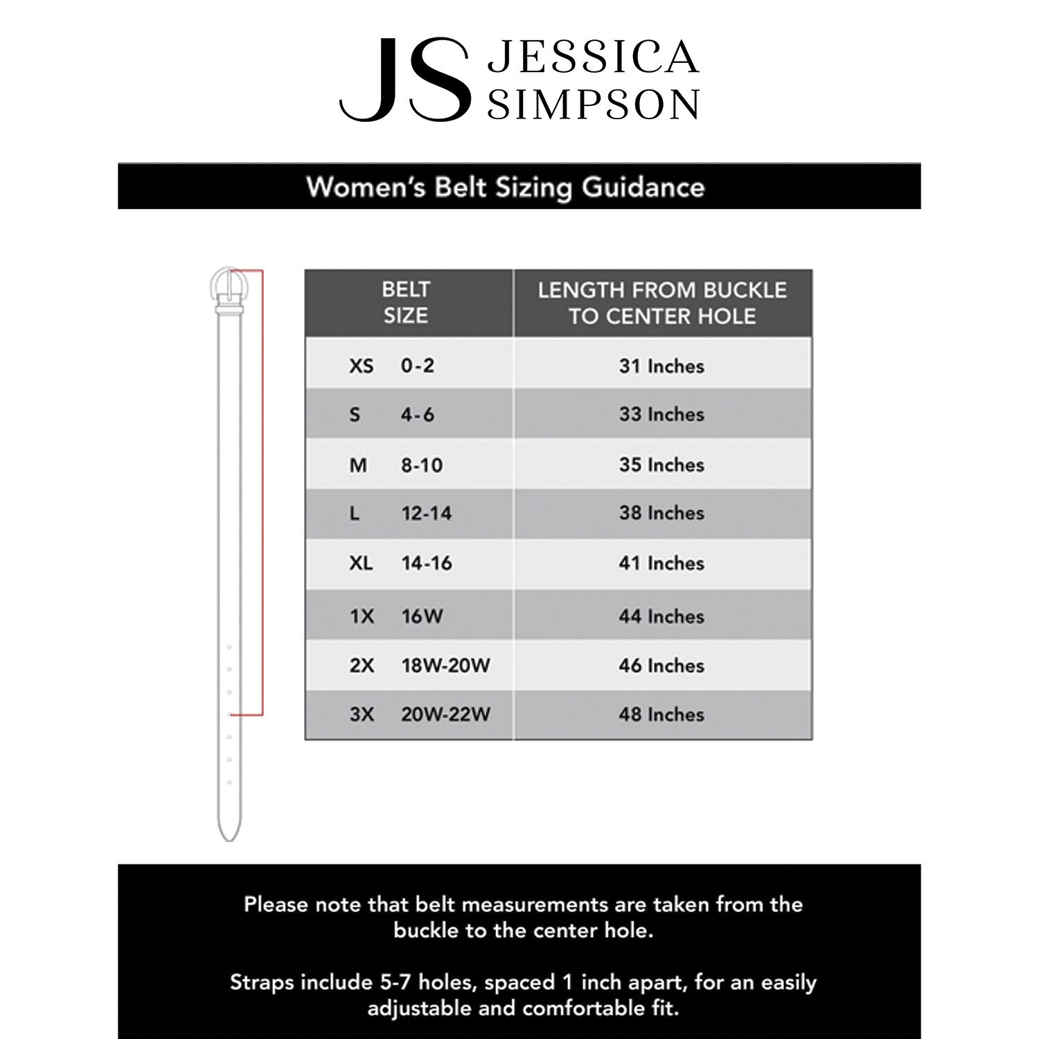 JS Jessica Simpson 1" Stone Reversible Womens Belt