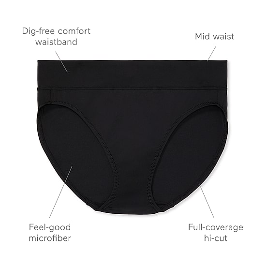 Warners® No Pinching, No Problems® Tailored Hi-Cut Panty- 5138