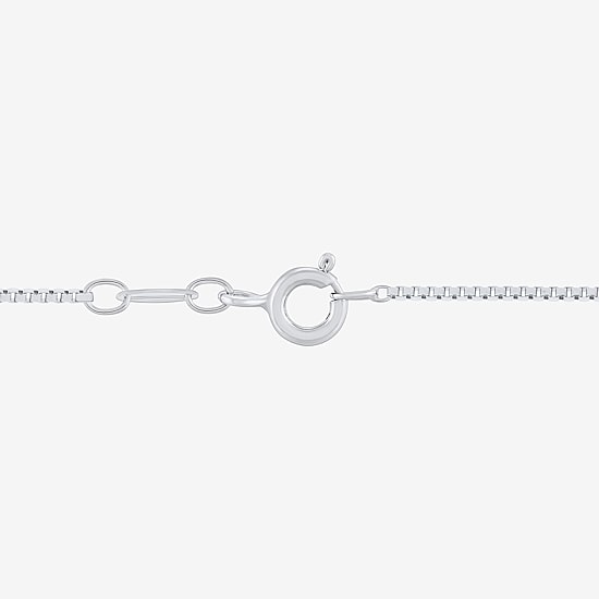 (H-I/Si2) Womens 3/4 CT. T.W. Lab Grown White Diamond Sterling Silver Round 18 Inch Pendant Necklace