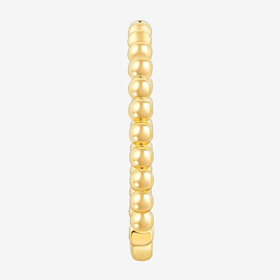 (H-I / Si1-Si2) Womens 2MM Diamond Accent Lab Grown White Diamond Accent 10K Gold Wedding Band
