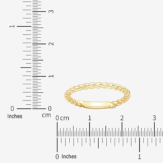 (H-I / Si1-Si2) Womens 2MM Diamond Accent Lab Grown White Diamond Accent 10K Gold Wedding Band