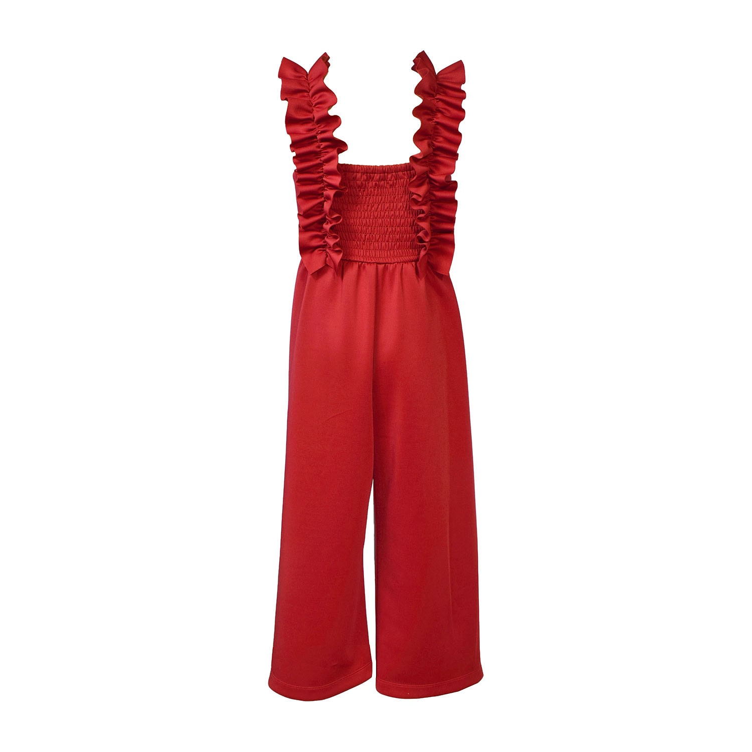 Bonnie Jean Big Kid Girls Round Neck Sleeveless Jumpsuit