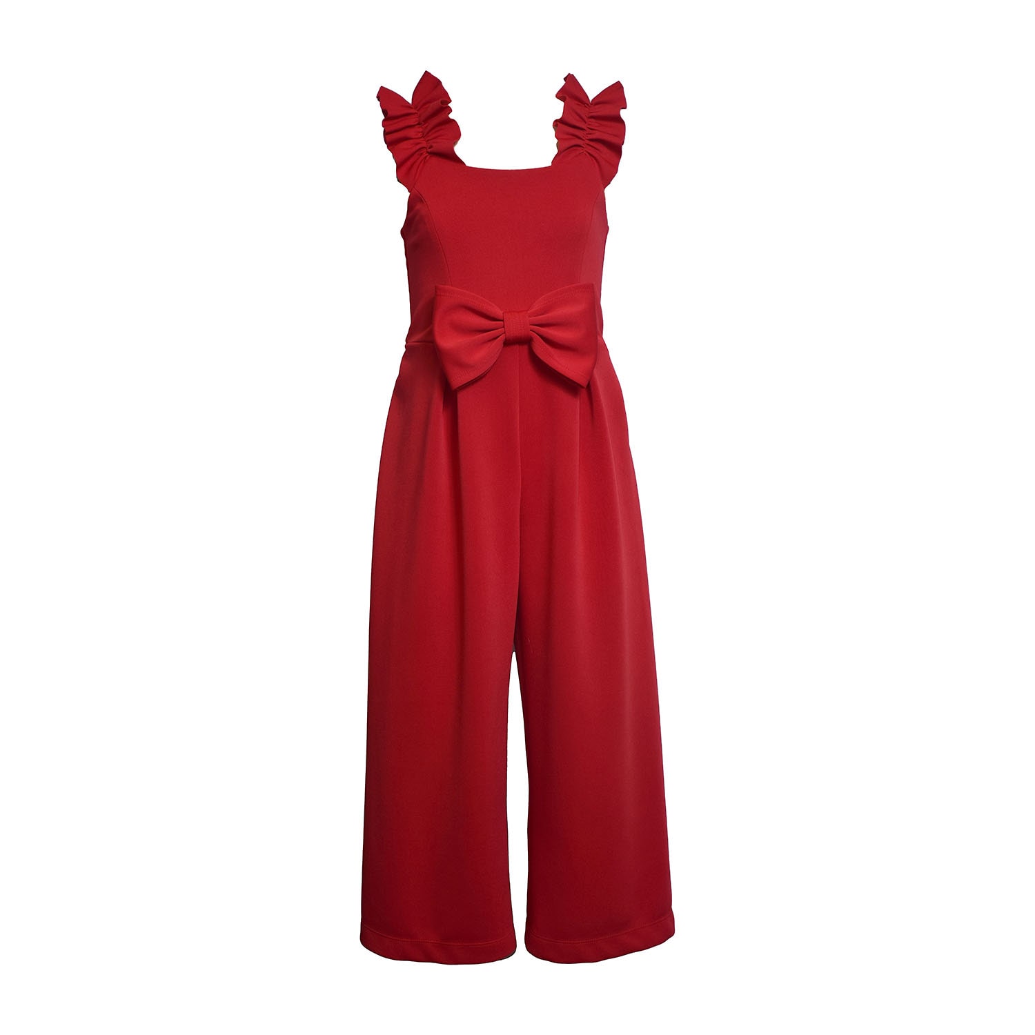 Bonnie Jean Big Kid Girls Round Neck Sleeveless Jumpsuit