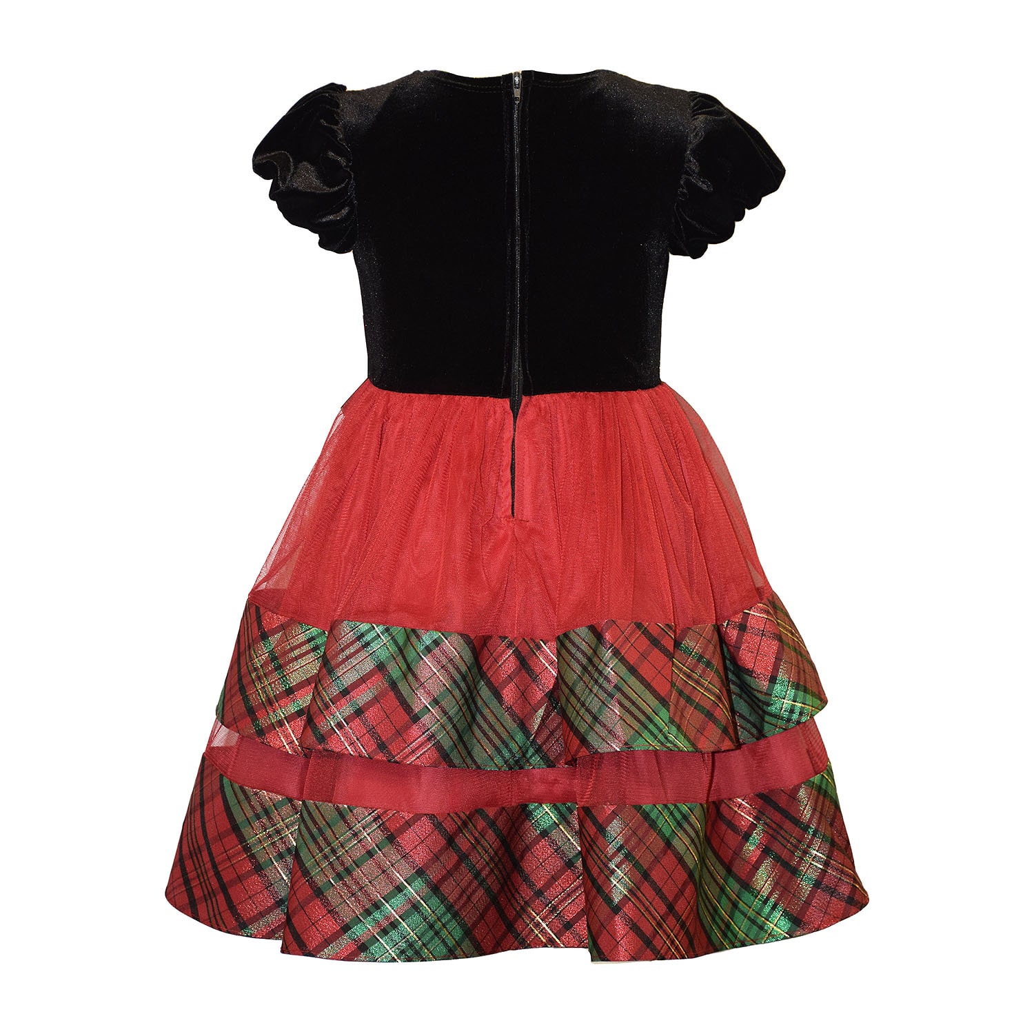 Bonnie Jean Little Girls Puffed Short Sleeve Fit + Flare Dress