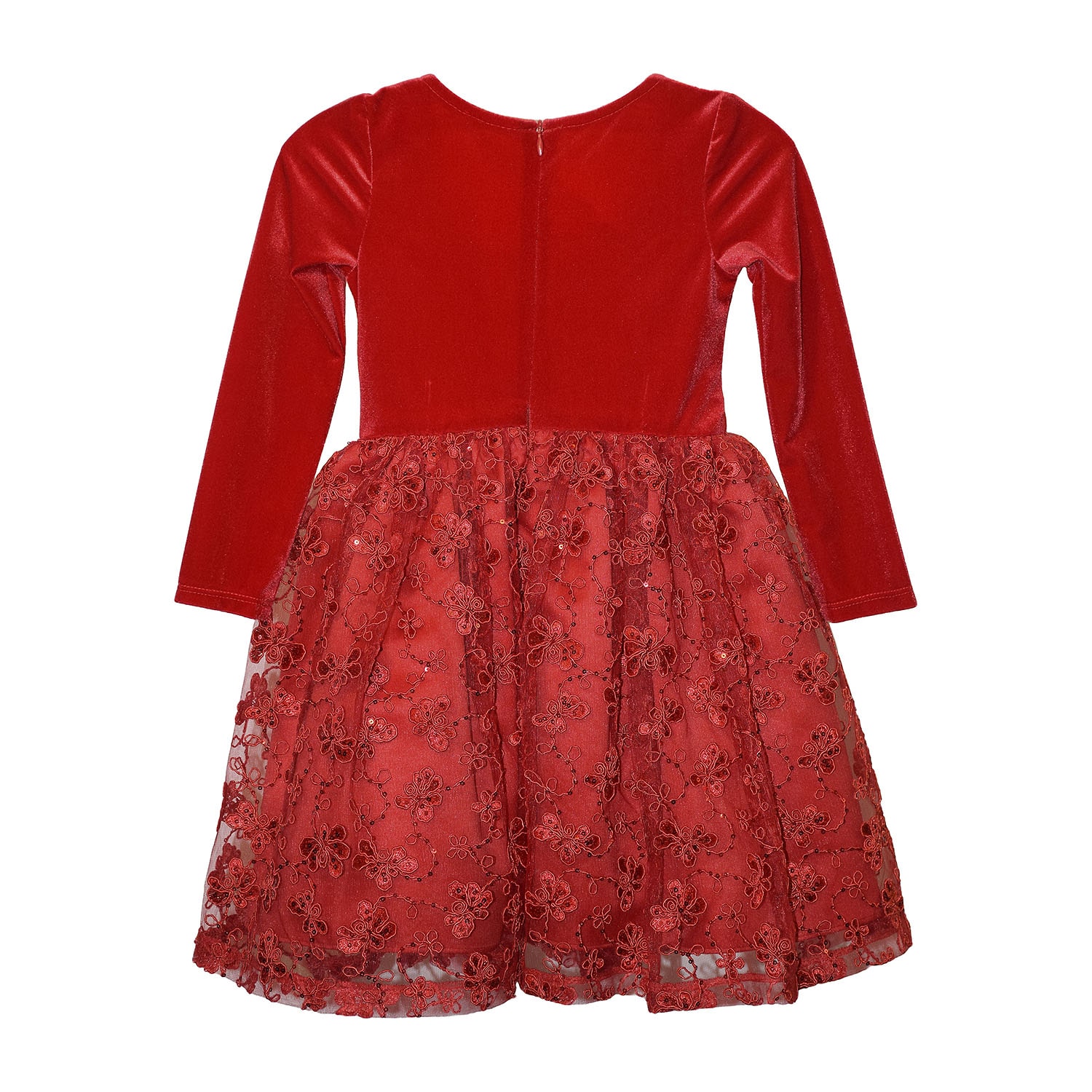 Bonnie Jean Little & Big Kid Girls Long Sleeve Fit + Flare Dress