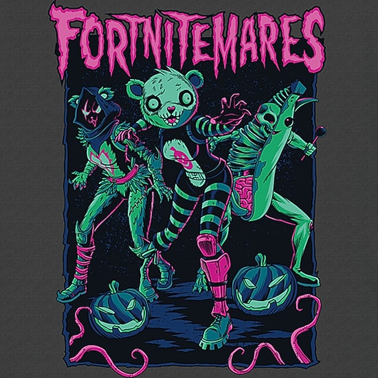 Big Kid Boys Crew Neck Short Sleeve Regular Fit Fortnite Graphic T-Shirt