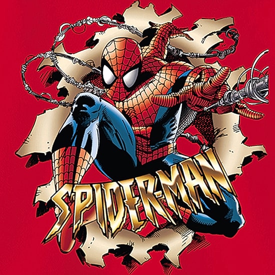 Little & Big Kid Boys Long Sleeve Spiderman Fleece Hoodie