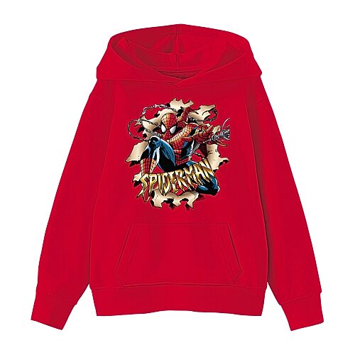 Mad Engine Little & Big Kid Boys Long Sleeve Spiderman Fleece Hoodie In Red