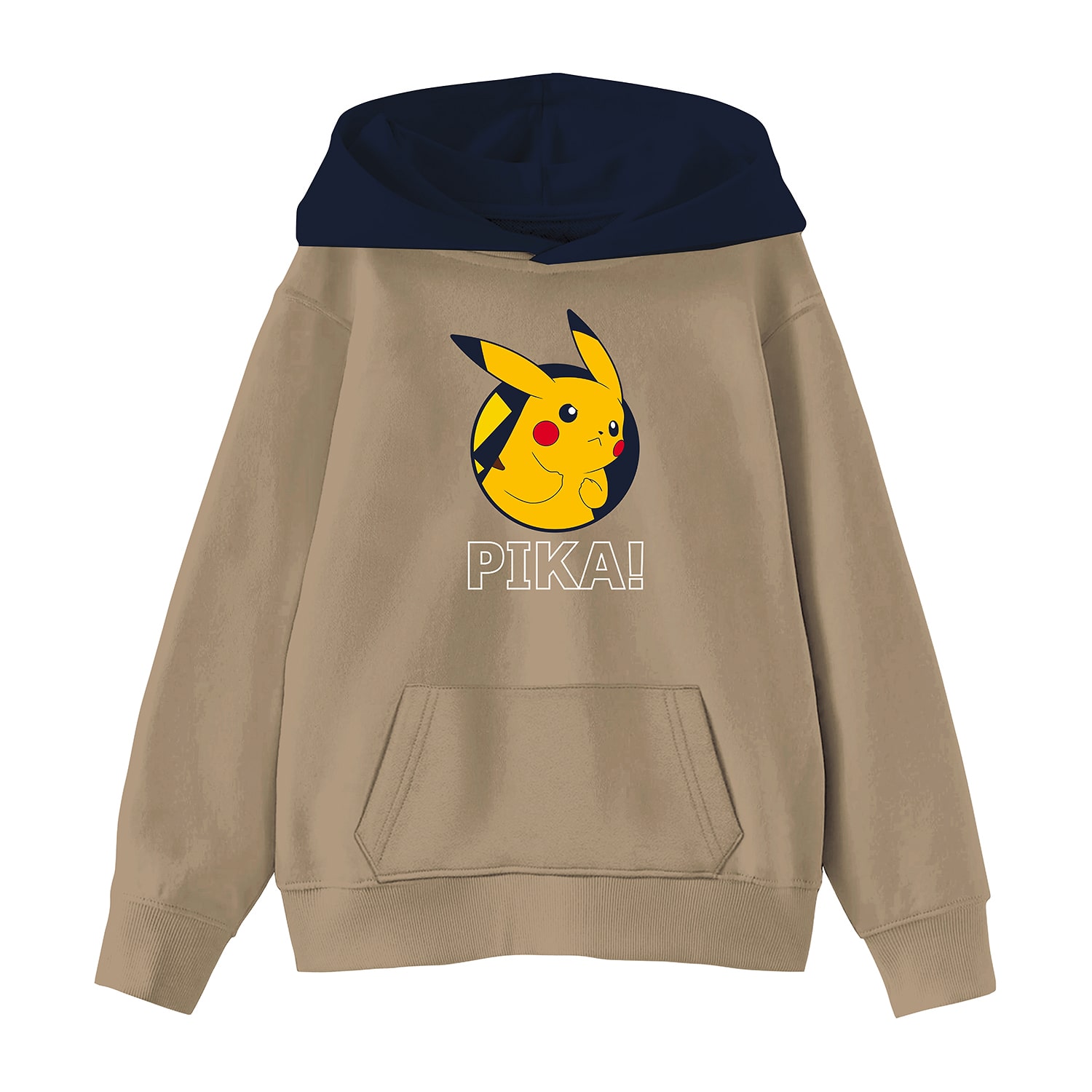 Pikachu Little & Big Kid Boys Long Sleeve Pokemon Fleece Hoodie