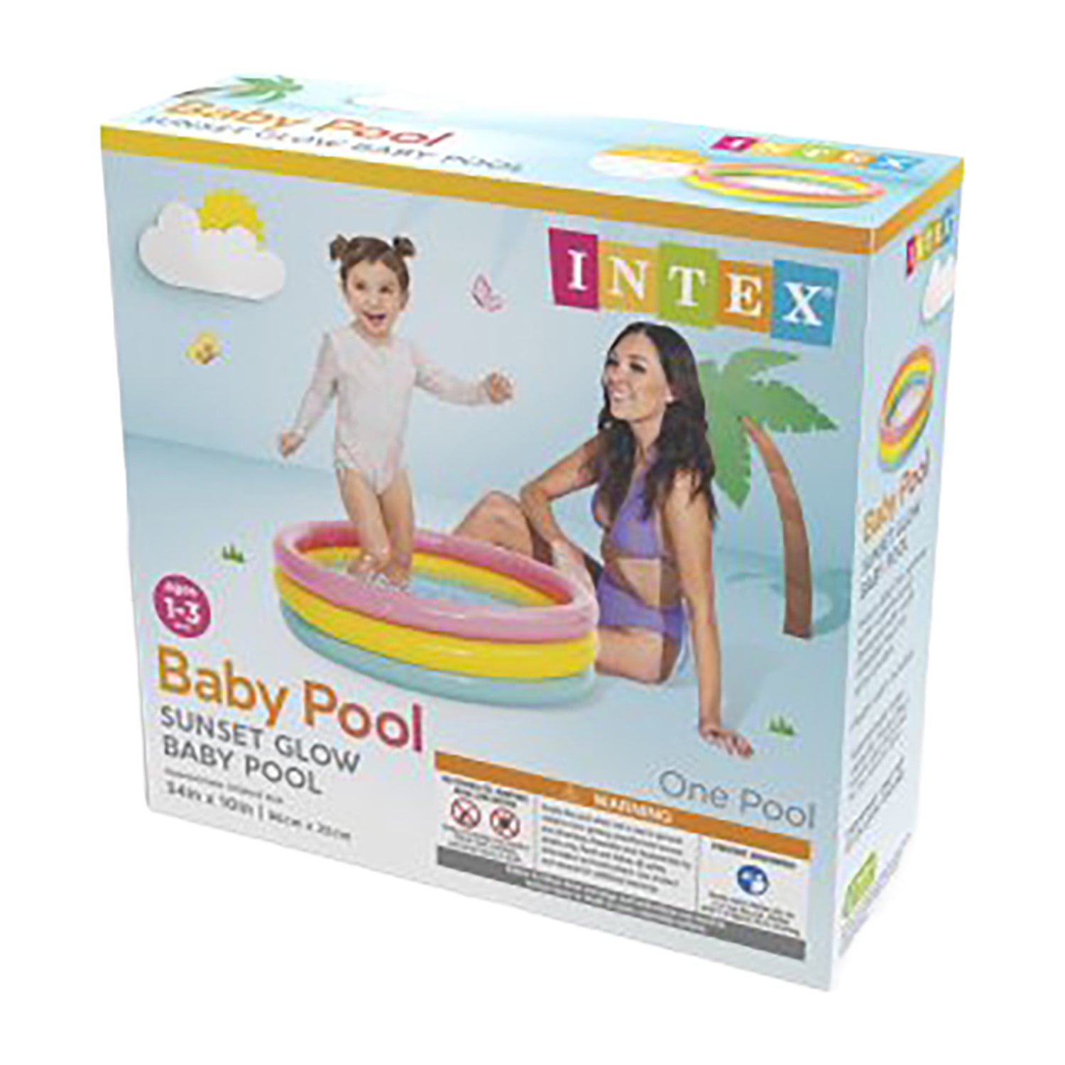 Intex Baby Sunsetglow Kiddie Pool