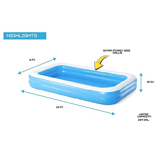 Bestway Rectangular Family Kiddie Pool