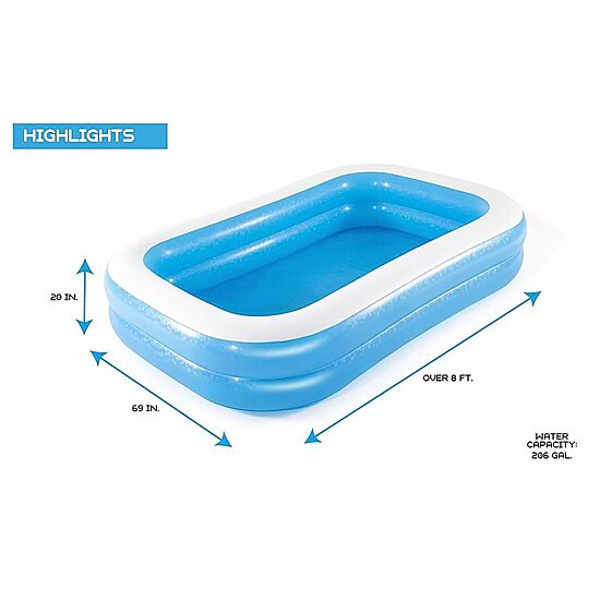 Bestway Rectnglr Family Kiddie Pool