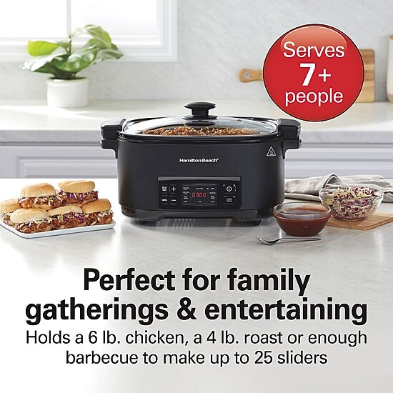 Hamilton Beach 6 Qt Slow Cooker