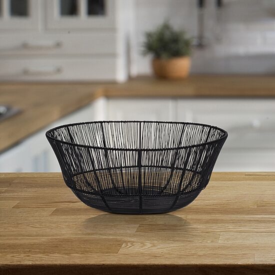 Gourmet Basics by Mikasa Jaxon Round Wire Basket