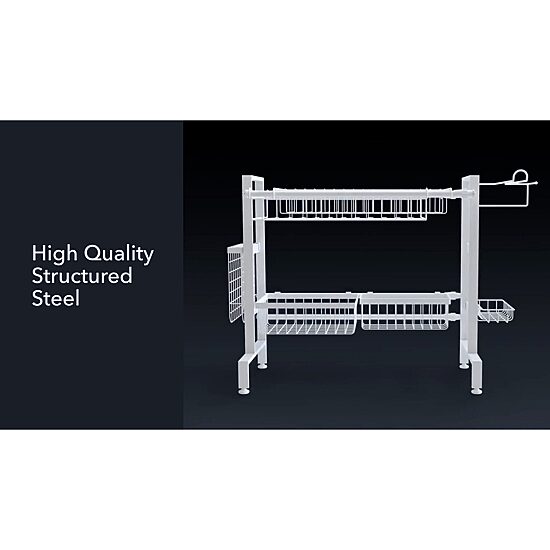 Gourmet Basics by Mikasa Over Sink Expandable Wall Organizer