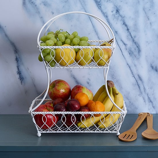 Gourmet Basics by Mikasa Metal Fruit Basket