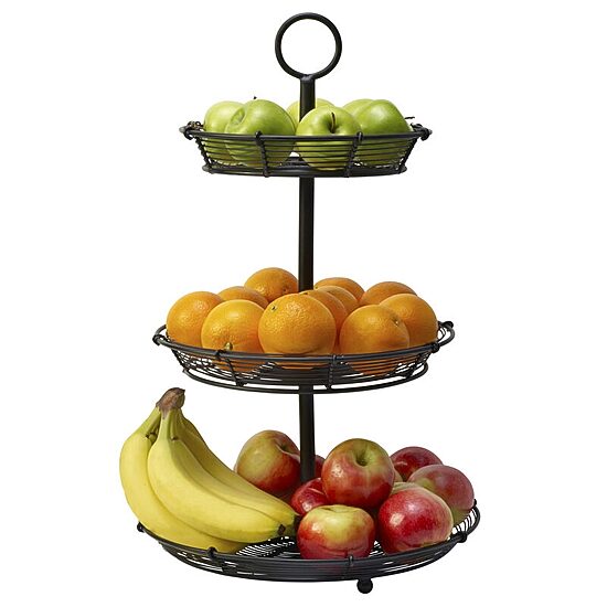 Gourmet Basics by Mikasa Tulsa 3 Tier Basket