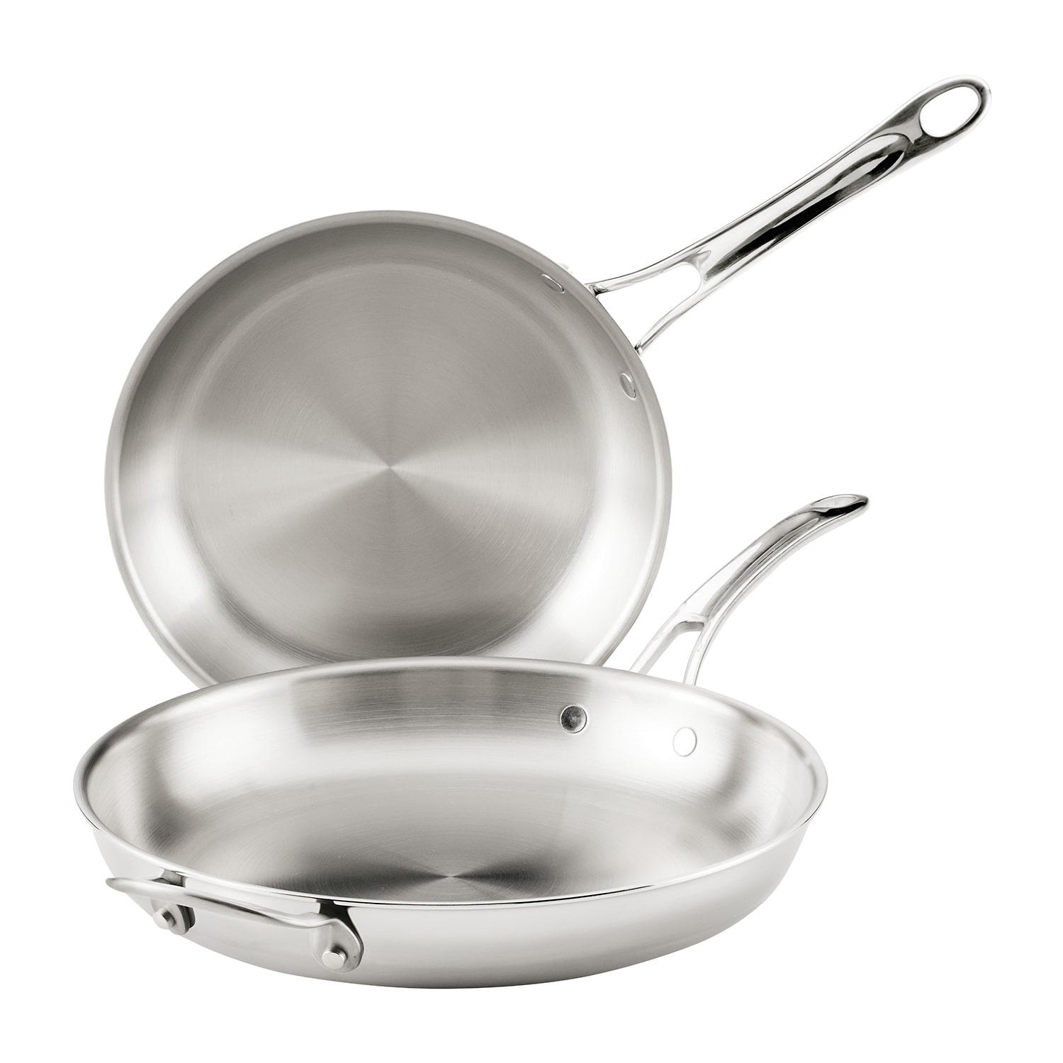 Anolon Everlast Tri-Ply Clad 2-pc. Stainless Steel Frying Pan