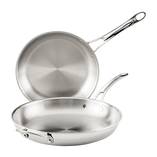 Anolon Everlast Tri-Ply Clad 2-pc. Stainless Steel Frying Pan