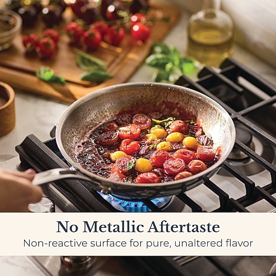 Anolon Everlast Tri-Ply Clad 2-pc. Stainless Steel Frying Pan